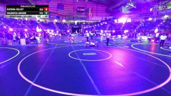 101 lbs Round Of 16 - Katana Gilley, Beloit WC vs Valencia Adame, Trojan Elite
