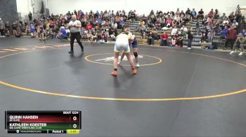 J-4 lbs Cons. Round 1 - Kathleen Koester, Big Game Wrestling Club vs Quinn Hansen, DC Elite