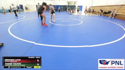 160 B Round 4 - Tanner Tolman, Sanderson Wrestling Academy vs Armando Lucio, Valiant Wrestling