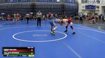 126 lbs Cons. Round 6 - Drew Waldon, Dekalb vs Malachi Simmons, DEFIANCE