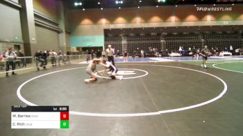 133 lbs Round Of 32 - Mario Barrios, Vanguard vs Chance Rich, Cal State Bakersfield