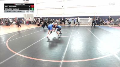 114 lbs Quarterfinal - Max Jovenitti, PA vs Grayson Babjak, IN
