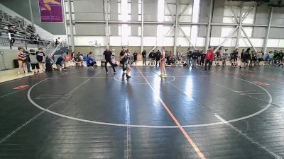 100 lbs 1st Place Match - Briella Portrey, Big Cat Wrestling Club vs Nevaeh Almaguer, Victory Wrestling-Central WA