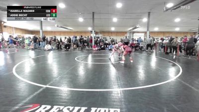 132 lbs Semifinal - Isabella Wagner, Ferndale vs Addie Becht, Leesport