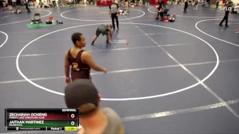 190 lbs Semifinal - Jaithan Martinez, Minnesota vs Zechariah Ochieng, Forest Lake Wrestling Club