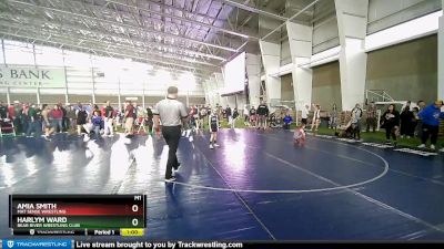 64 lbs Round 2 - Harlym Ward, Bear River Wrestling Club vs Amia Smith, Mat Sense Wrestling