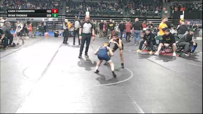 80 lbs Round Of 16 - Cash Farnsworth, Predators vs Ryan Thomas, Saddle Brook