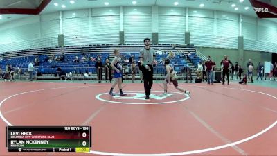 108 lbs Round 4 - Rylan McKenney, Michigan vs Levi Heck, Columbia City Wrestling Club