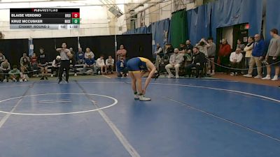 133 lbs Champ. Round 2 - Kruz McCusker, Misericordia vs Blaise Verdino, Ursinus