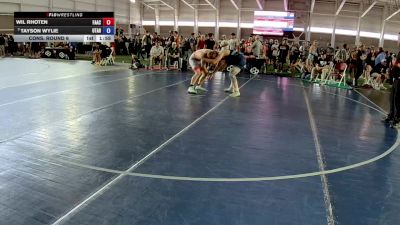 175 lbs Cons. Round 4 - Wil Rhoten, Falls Academy vs Tayson Wylie, Utah