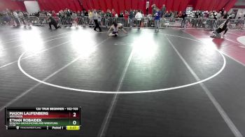 102-103 lbs Round 1 - Mason Laufenberg, Wisconsin vs Ethan Robaidek, Monona Grove/McFarland Wrestling Club