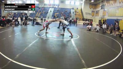 138 lbs Round 7 (8 Team) - Adrian Day, Cocoa Beach WC vs Austin Schiltz, Naperville Central
