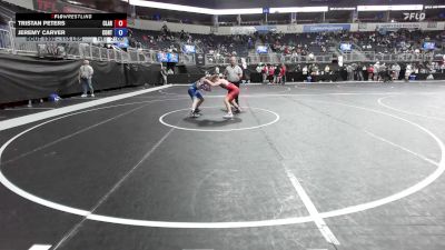 115 lbs Consolation - Tristan Peters, Claremore Wrestling Club vs Jeremy Carver, Contenders Wrestling Academy
