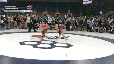 155 lbs Champ. Rd Of 128 - Madilyn Gitke, Colorado vs Sarah Henckel, Connecticut