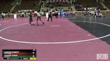 182 lbs Quarterfinal - Hunter Chavis, Holtville vs Landon Everett, Gulf Shores