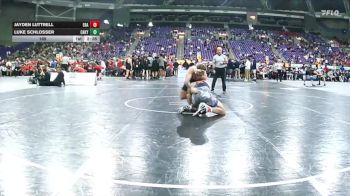 165 lbs Semis (4 Team) - Jayden Luttrell, Embry-Riddle (Ariz.) vs Luke Schlosser, Campbellsville (Ky.)