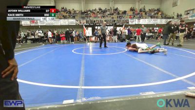 126 lbs Quarterfinal - Jayden Williams, Tulsa Blue T Panthers vs Kace Smith, Red Ryder Wrestling Club