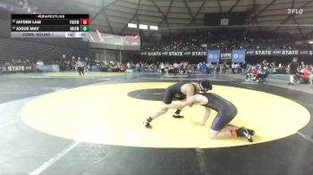 Boys 2A 175 lbs Cons. Round 1 - Jayden Lam, Foster vs Josue May, North Kitsap