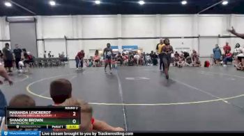 120 lbs Round 2 (3 Team) - Maranda Lencrerot, The Glasgow Wrestling Academy vs Shandon Brown, Team Palmetto