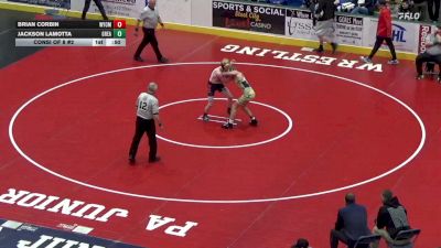 124 lbs Consi Of 8 #2 - Brian Corbin, Wyoming Seminary vs Jackson LaMotta, Great Valley