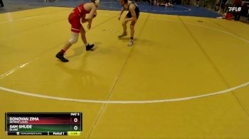 140 lbs Cons. Round 2 - Donovan Zima, Detroit Lakes vs Sam Smude, Blaine