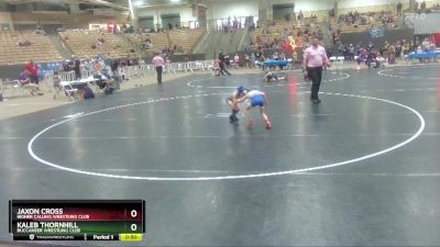 50 lbs Semifinal - Jaxon Cross, Higher Calling Wrestling Club vs Kaleb Thornhill, Buccaneer Wrestling Club