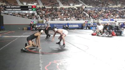 159-D1 3rd Place Match - Jake Jampolsky, Mountain View (Mesa) High School vs Caden Gorishek, Corona Del Sol High School