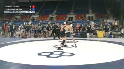 138 lbs Cons. Rd Of 64 - Noah Sanchez, Nevada vs John Paul Hatgas, Ohio