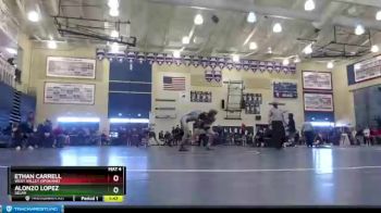 152 lbs Semifinal - Alonzo Lopez, Selah vs Ethan Carrell, West Valley (Spokane)