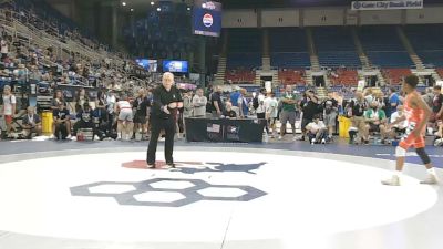 106 lbs Cons. Rd Of 64 - Isaiah Ruffin, Michigan vs Bridger Adams, Idaho