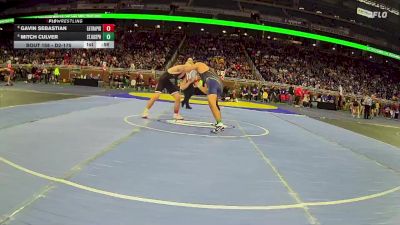 D2-175 lbs Cons. Round 1 - Mitch Culver, St Joseph vs Gavin Sebastian, Eaton Rapids