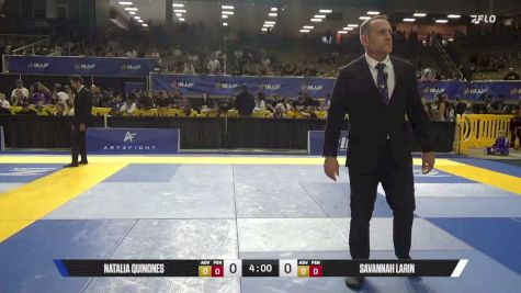 Savannah Larin vs Natalia Quinones 2026 Pan Kids Jiu-Jitsu IBJJF Championship
