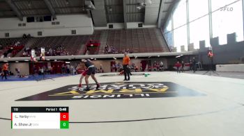 119 lbs Round 1 - Lincoln Yerby, Morton Youth Wrestling vs Antoine Shaw Jr, Gladiator Elite Wrestling