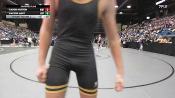 190 lbs Champ. Round 1 - Elijah Mathis, Lansing HS vs Leo Doerger, Wichita-Bishop Carrol