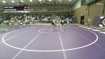 135 lbs Cons. Round 2 - Jenna Simon, Lander Valley vs Kaylee Buckner, Moorcroft