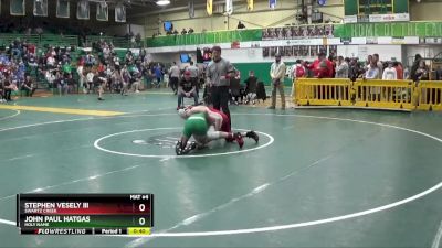 120 lbs Cons. Round 5 - John Paul Hatgas, Holy Name vs Stephen Vesely III, Swartz Creek