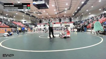 120 lbs Consi Of 8 #2 - Kinlee Stone, Sallisaw Lady Black Diamonds vs Kadence Martinez, Sallisaw Lady Black Diamonds