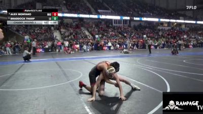 105 lbs Champ. Round 1 - Braddock Tharp, Linn County vs Alex Montano, MAC