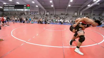 220 lbs Round Of 16 - Adan Castillo, Team Shutt Rioux - HSB vs Elijah Brown, TDWC Maniacs Blue - HSB