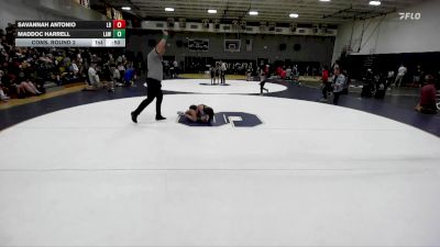 63 lbs Cons. Round 2 - Maddoc Harrell, LAWC vs Savannah Antonio, Long Beach