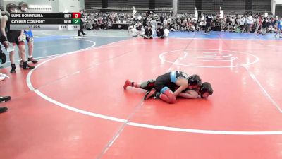 73 lbs Rr Rnd 5 - Luke Donaruma, Smitty's Barn Black - ESC vs Cayden Comfort, Hammers- ESC