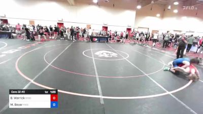 62 kg Cons 32 #2 - Brody Warrick, Sebolt Wrestling Academy vs Murphy Beyer, Freedom Wrestling Club