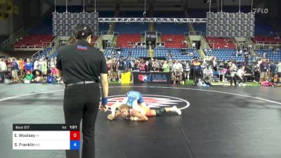 132 lbs Rnd Of 32 - Eloise Woolsey, Hawaii vs Savanna Franklin, Missouri