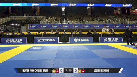Joseph T Sindoni vs Hunter John-Charles Brum 2026 Pan Jiu Jitsu IBJJF Championship