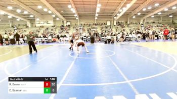 160 lbs Rr Rnd 2 - Riley Bower, Buffalo Valley Black HS vs Charlie Scanlan, Beca Gold