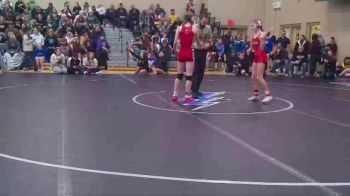 100 lbs Champ. Round 1 - Riley Pattison, Glasgow vs Hazel Gaukel, Niobrara County