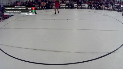 148 lbs Quarterfinal - Vivienne Mulder, Lakeview vs Isabel Reyes Castillo, Lincoln High Girls