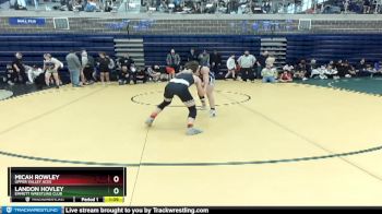 120 lbs Quarterfinal - Micah Rowley, Upper Valley Aces vs Landon Hovley, Emmett Wrestling Club