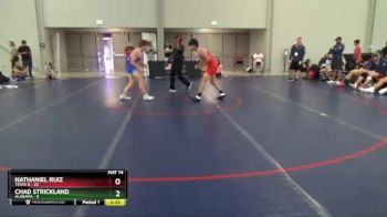 132 lbs Semis & 1st Wrestleback (8 Team) - Nathaniel Ruiz, Texas B vs Chad Strickland, Alabama