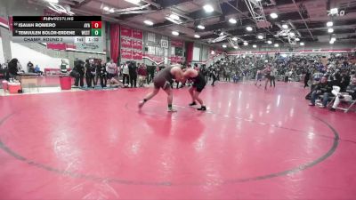 285 lbs Champ. Round 2 - Isaiah Romero, Ayala vs Temuulen Bolor-Erdene, West Torrance